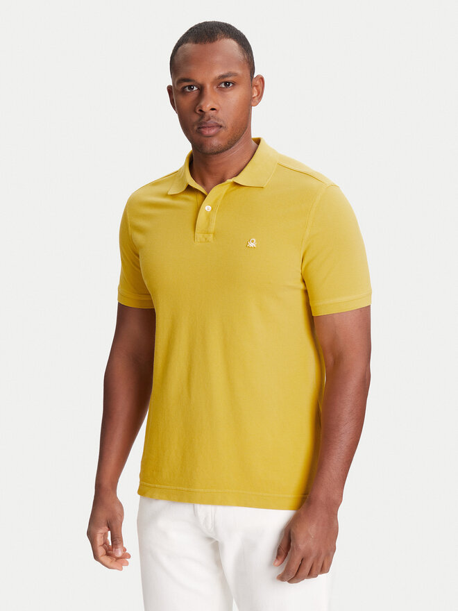 United Colors Of Benetton United Colors Of Benetton Poloshirt 3089J3179 Gelb Regular Fit