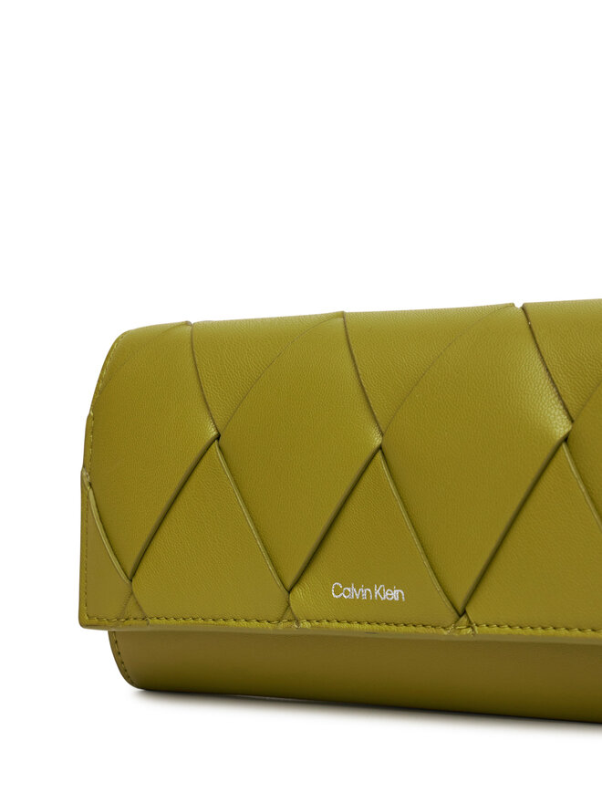 Calvin Klein Τσάντα Calvin Klein Ck Woven Convertible Wallet Bag K60K612970 Κίτρινο