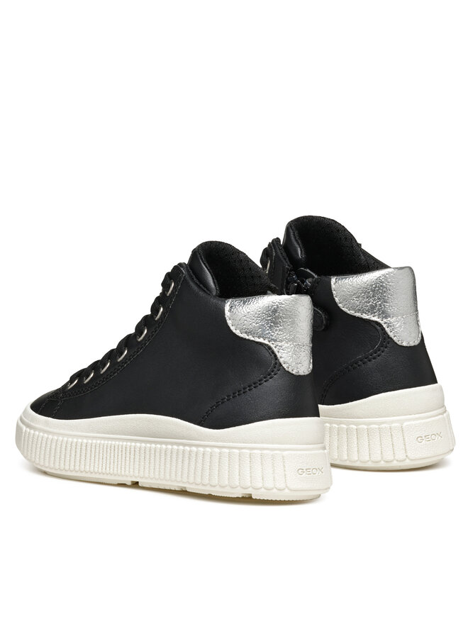 Geox Sneakersy Geox J Laquinny Girl J46M3F 000BC C0039 M Čierna