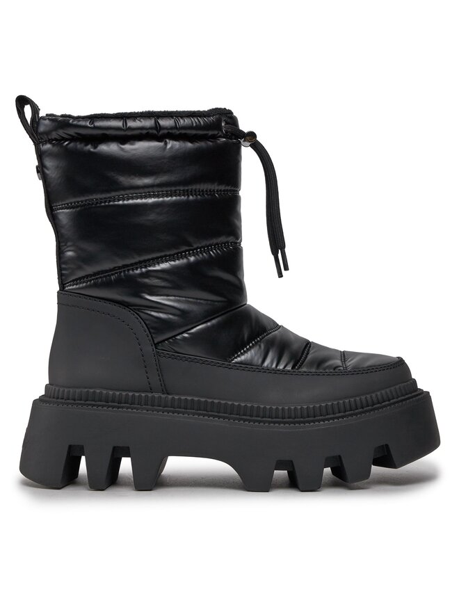 Buffalo Ботильйони Buffalo Flora Puffer Boot 1622359 Чорний
