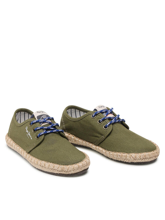 Pepe Jeans Espadrilles Pepe Jeans Tourist Camping PBS10094 Grün