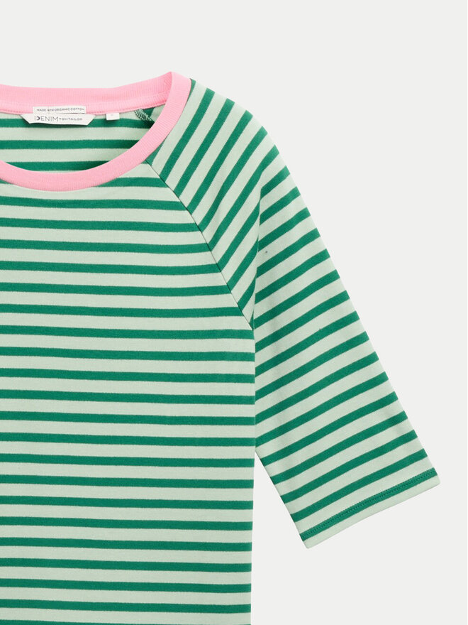 Tom Tailor Denim Tom Tailor Denim Camiseta 1045410 Verde Regular Fit