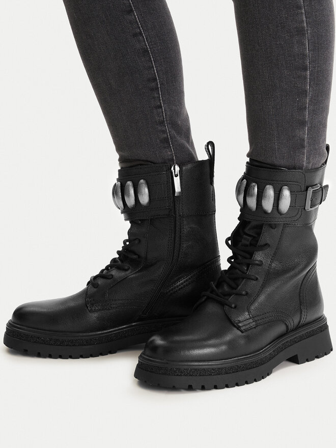 Tamaris Schnürschuhe Tamaris 1-25284-45 Schwarz