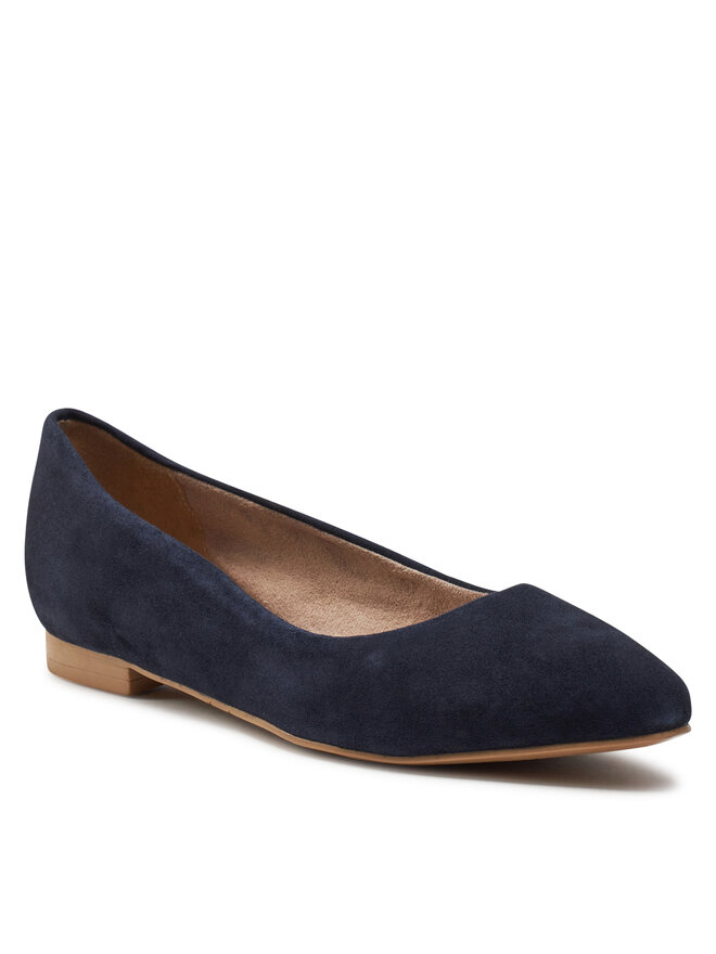Tamaris Baleriny Tamaris 1-22119-42 Granatowy