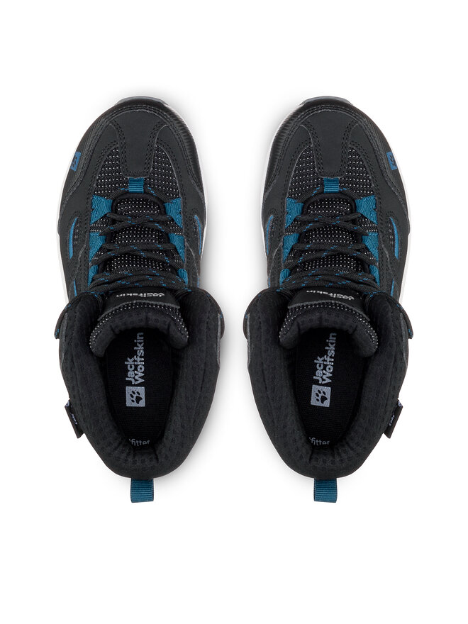 Jack Wolfskin Trekkingi Jack Wolfskin Vojo Texapore Mid K 4042181 Czarny