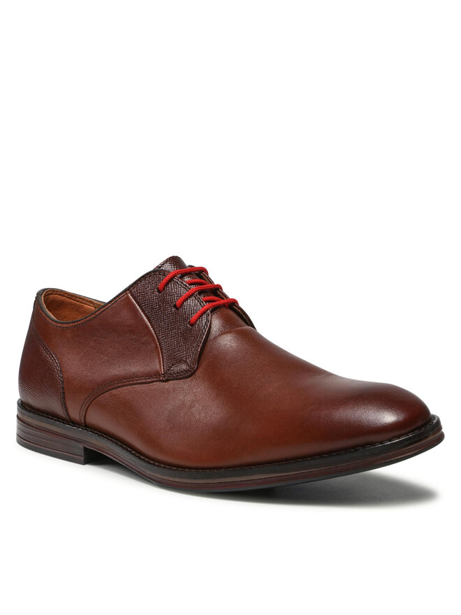 Clarks Туфлі Clarks CitiStrideLace 261533717 Коричневий