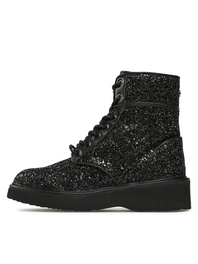 MICHAEL Michael Kors Škornji MICHAEL Michael Kors Aniya Lug Bootie 40F3AYFEED Črna