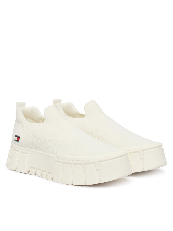 Tommy Jeans Sneakers Tommy Jeans Tjw Chunky Knit Sneaker EN0EN03014 Weiß