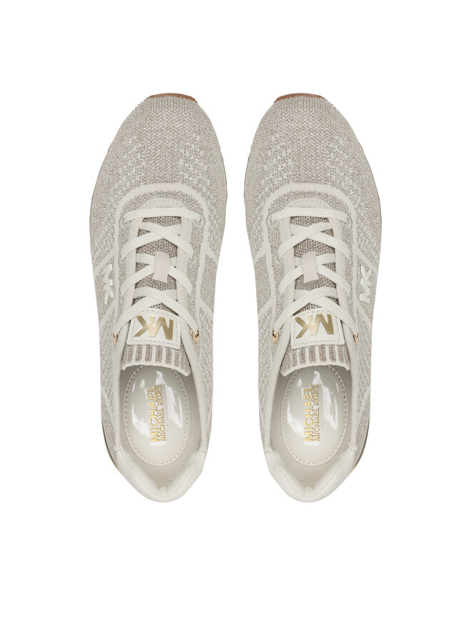 MICHAEL Michael Kors Sneakersy MICHAEL Michael Kors Monique Knit Trainer 43F3MQFSAM Šedá