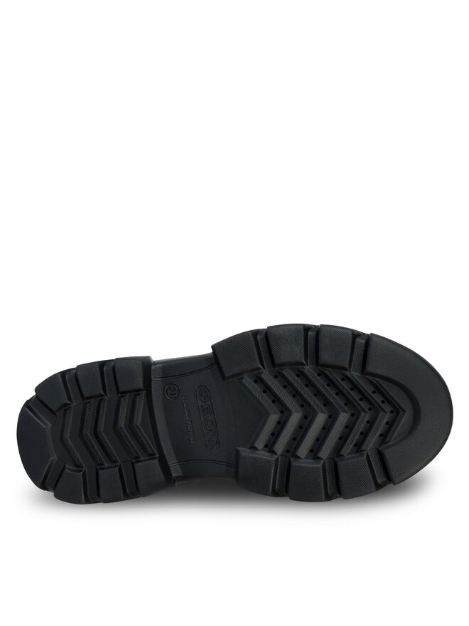 Geox Schnürstiefeletten Geox J Junette Girl J36HVC 000BC C9999 S Schwarz