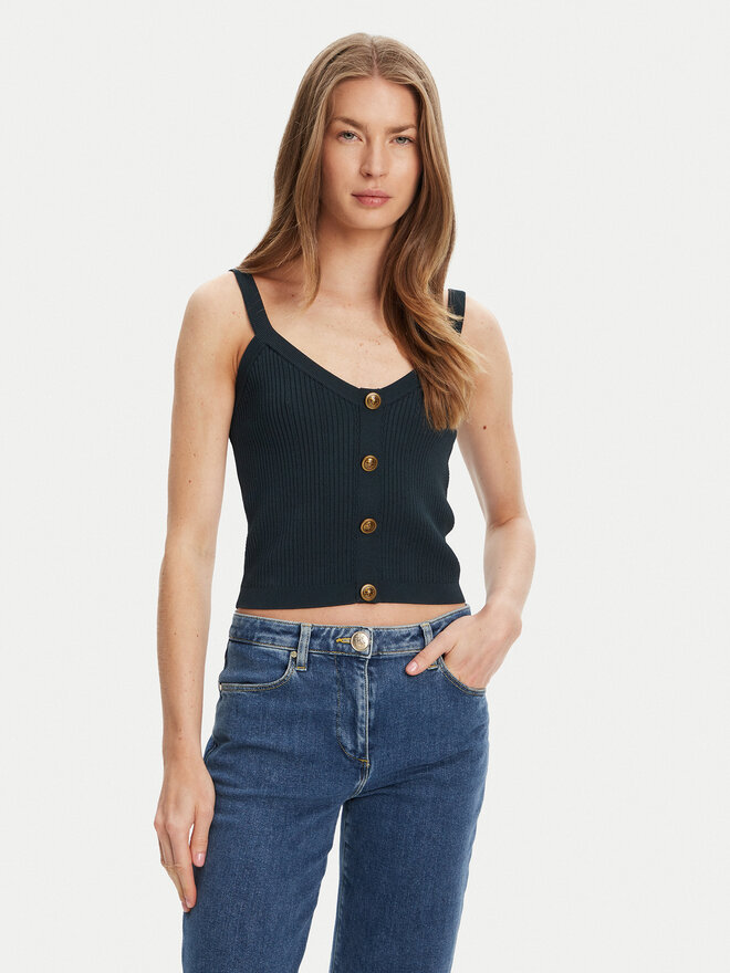 Guess Guess Marškinėliai W5YR10 Z0130 Žalia Regular Fit