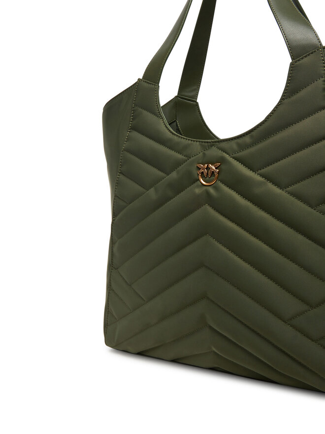 PINKO Táska PINKO Tote Bag Puzzle 104536 A1EU Z99Q Zöld