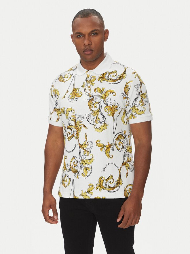 Versace Jeans Couture Versace Jeans Couture Поло 78GAG6S0 Білий Regular Fit