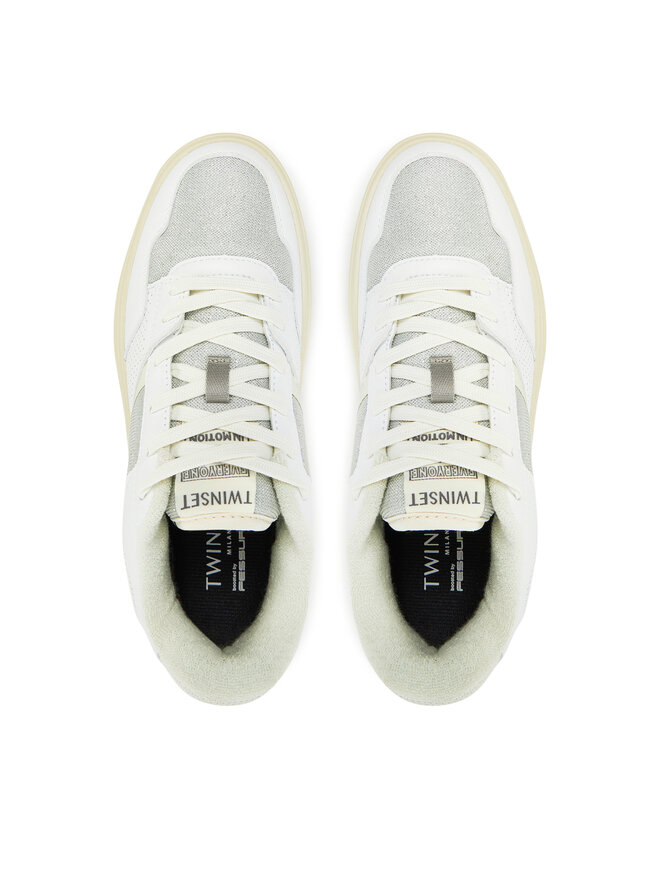TWINSET Sneakersy TWINSET 251TCP034 Bílá