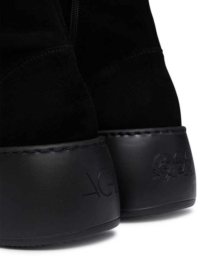 AGL Schnürschuhe AGL Vibe Lowboot D946512PJV Schwarz