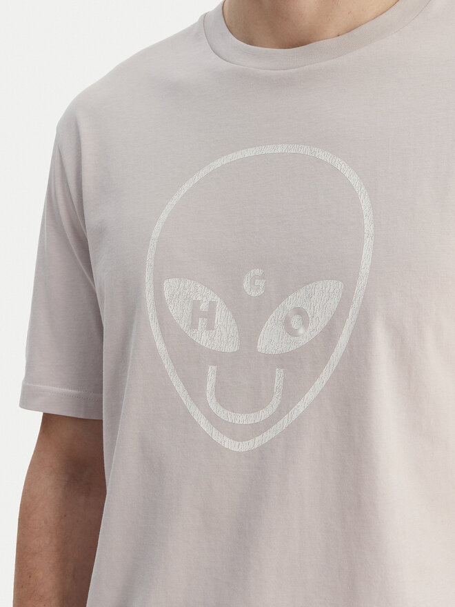 HUGO HUGO Футболка Nalien 50560060 Світло-фіолетовий Regular Fit