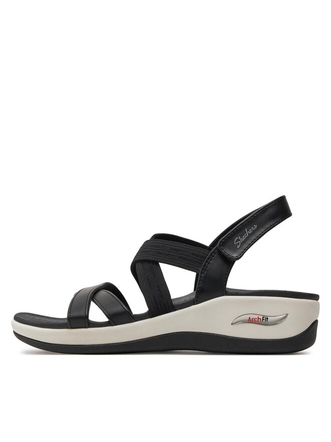 Skechers Σανδάλια Skechers Arch Fit Sunshine-Luxe Lady 163387/BLK Μαύρο