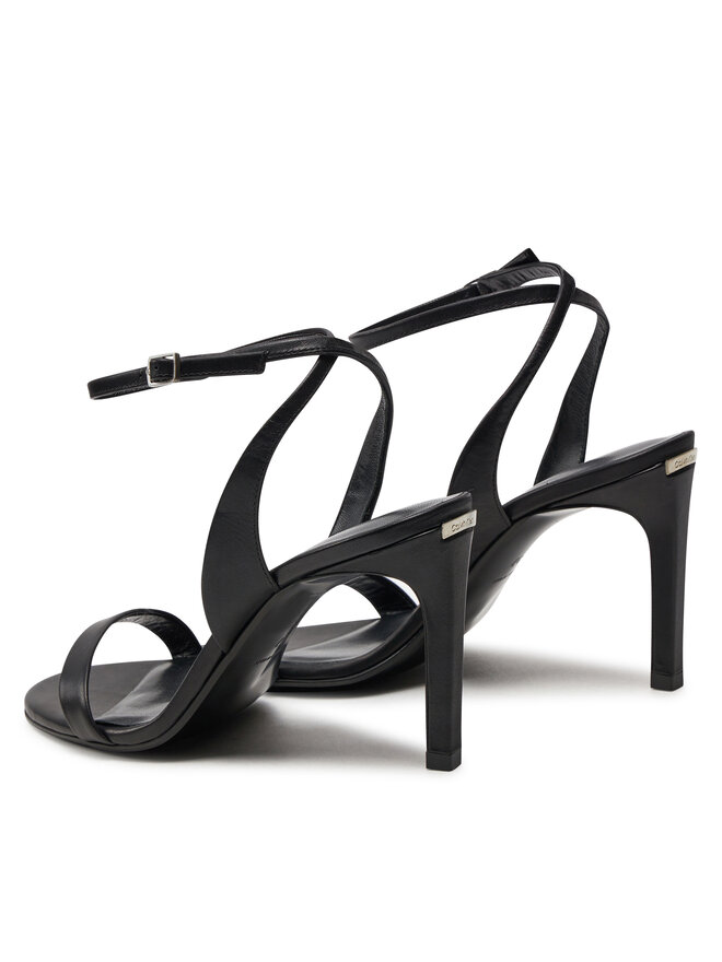 Calvin Klein Sandały Calvin Klein Heel Sandal 90 Lth HW0HW01945 Czarny