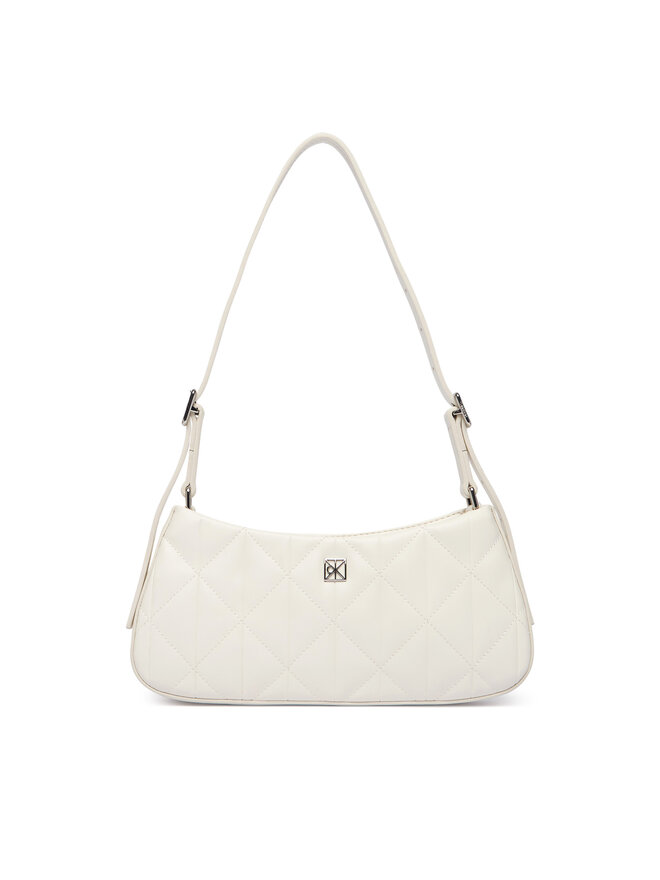 Calvin Klein Handtasche Calvin Klein Quilted Sm Shoulder Bag LV04F3327G Weiß