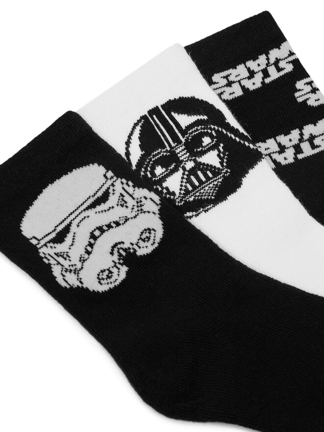 Star Wars Nogavice Star Wars ACCCS-SS25-320SW(3-PACK) Črna