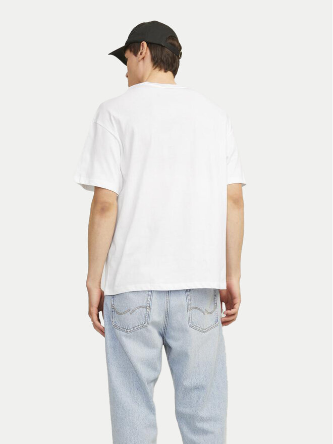 Jack&Jones Jack&Jones Σετ 2 T-Shirts Bradley 12264845 Λευκό Wide Fit