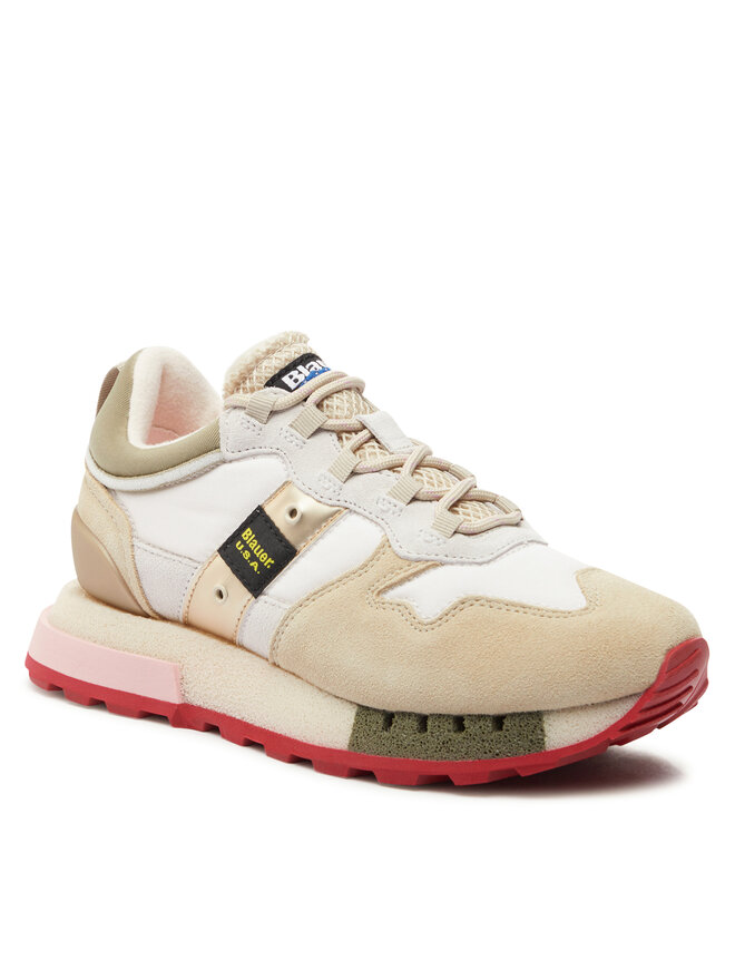 Blauer Sneakersy Blauer F3HOUMA01/COS Écru