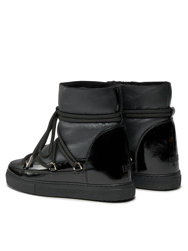 Inuikii Cizme de zăpadă Inuikii Gloss Wedge 75203-007 Negru