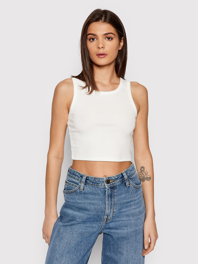 JJXX JJXX Τοπ Fallon 12200401 Λευκό Slim Fit