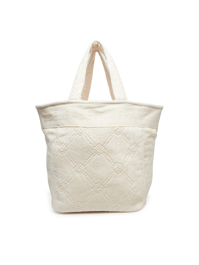 Elisabetta Franchi Geantă Elisabetta Franchi BS42F51E2 193 Écru