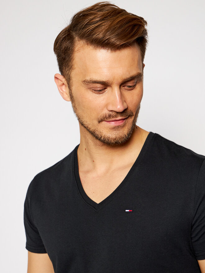 Tommy Jeans Tommy Jeans T-Shirt DM0DM04410 Μαύρο Regular Fit