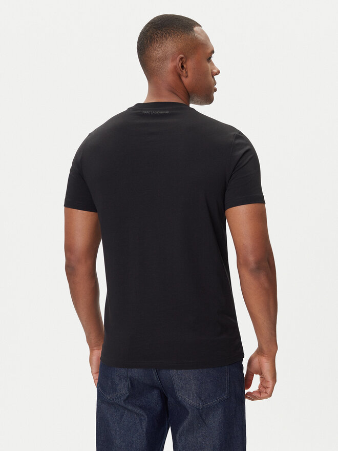 KARL LAGERFELD KARL LAGERFELD Camiseta 755072 554255 Negro Regular Fit