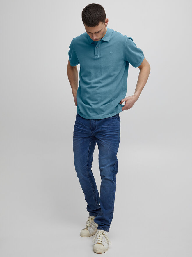Blend Blend Polo marškinėliai 20715297 Mėlyna Regular Fit