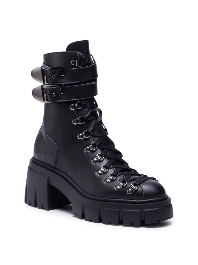 Altercore Botki Altercore Chloe II Vegan Czarny
