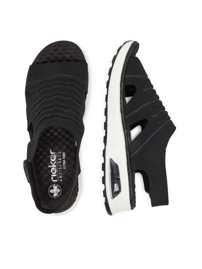 Rieker Sandale Rieker 65662-00 Negru