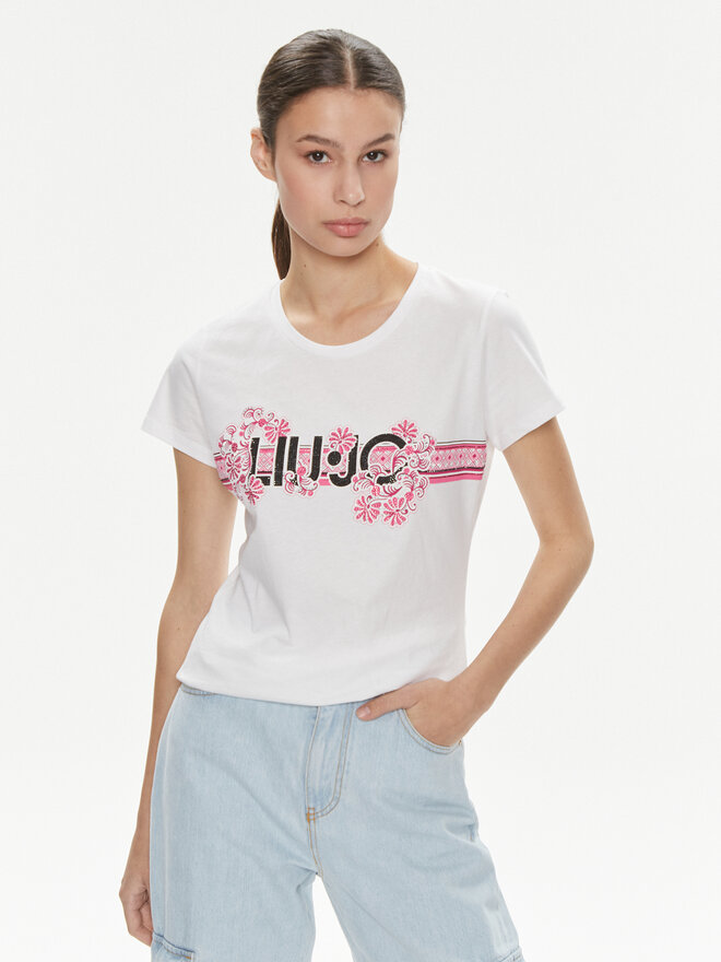 Liu Jo Liu Jo T-Shirt MA4340 JS923 Λευκό Regular Fit