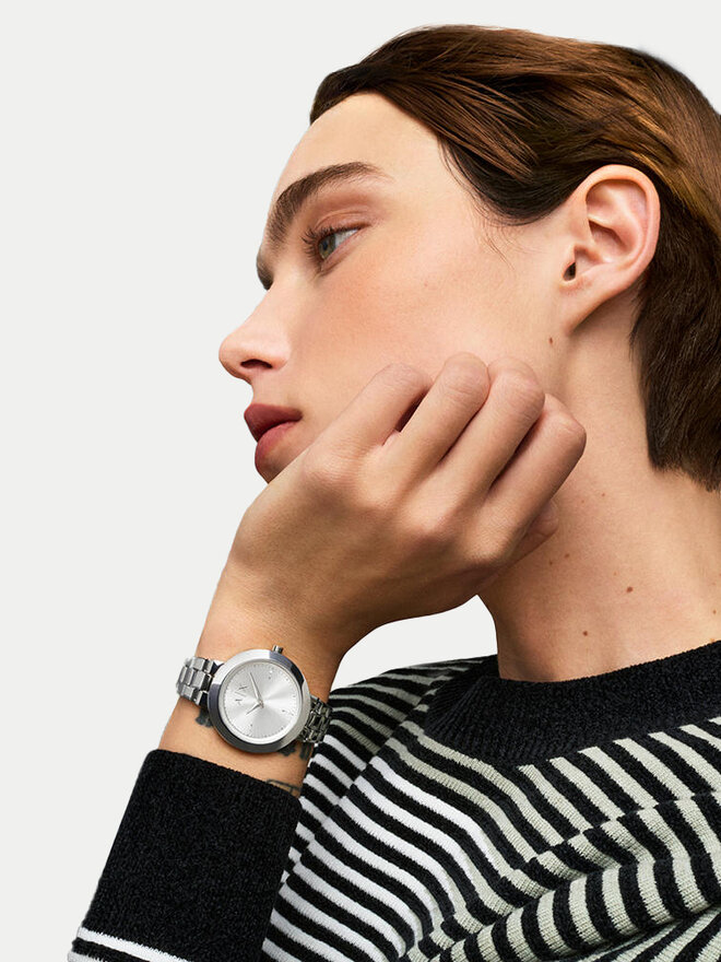 Armani Exchange Zegarek Armani Exchange Jackie AX5170 Srebrny