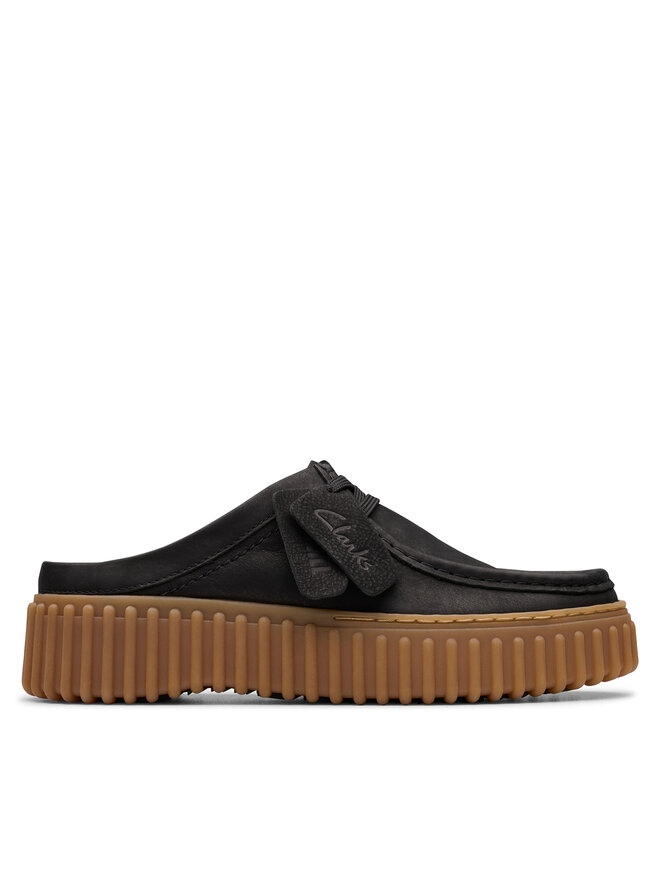 Clarks Natikači Clarks Torhill Mule 26181193 Črna