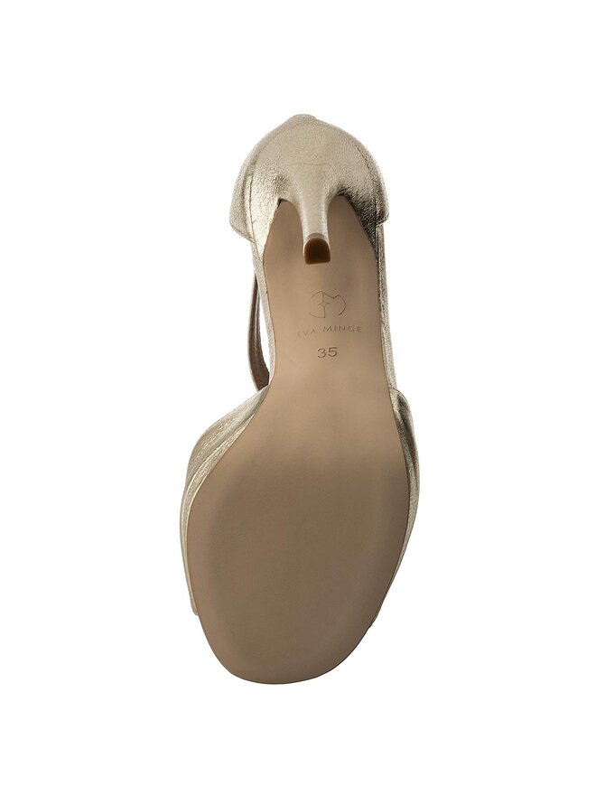 Eva Minge Босоніжки Eva Minge Cartaya 3P 18SF1372313ES Золотий