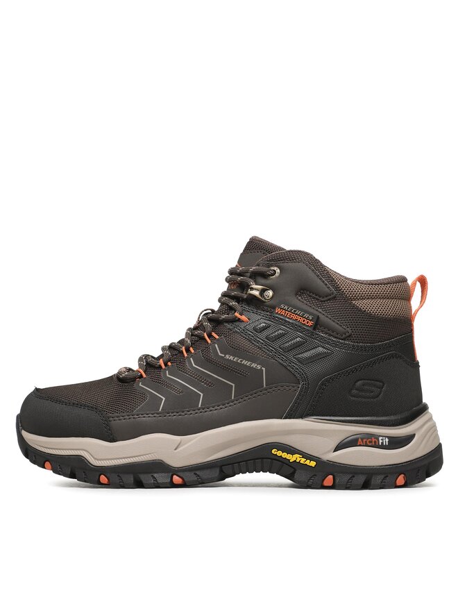Skechers Trapery Skechers Arch Fit Dawson Raveno 204634/BRN Brązowy