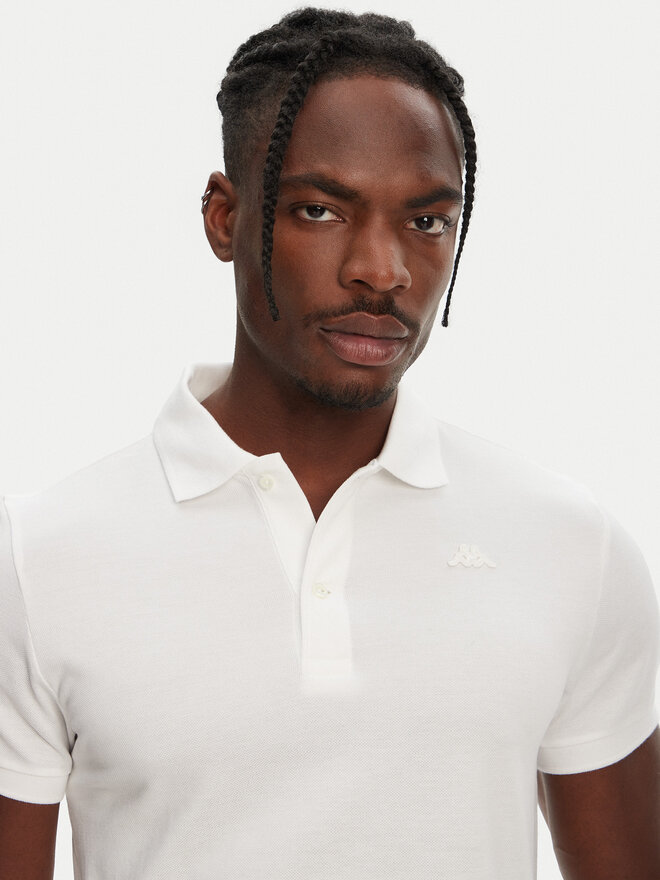 Robe di Kappa Robe di Kappa Polo William 6006170 Blanco Slim Fit