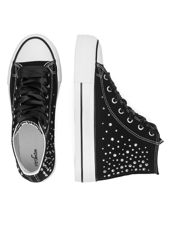 DeeZee Trampki DeeZee WFA2791-2 Czarny