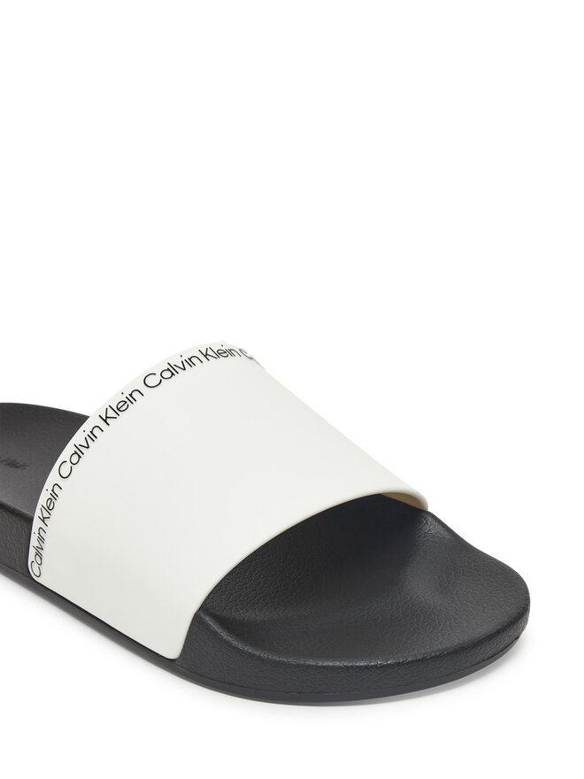 Calvin Klein Nazouváky Calvin Klein Pool Slide Rubber HM0HM00981 Bílá