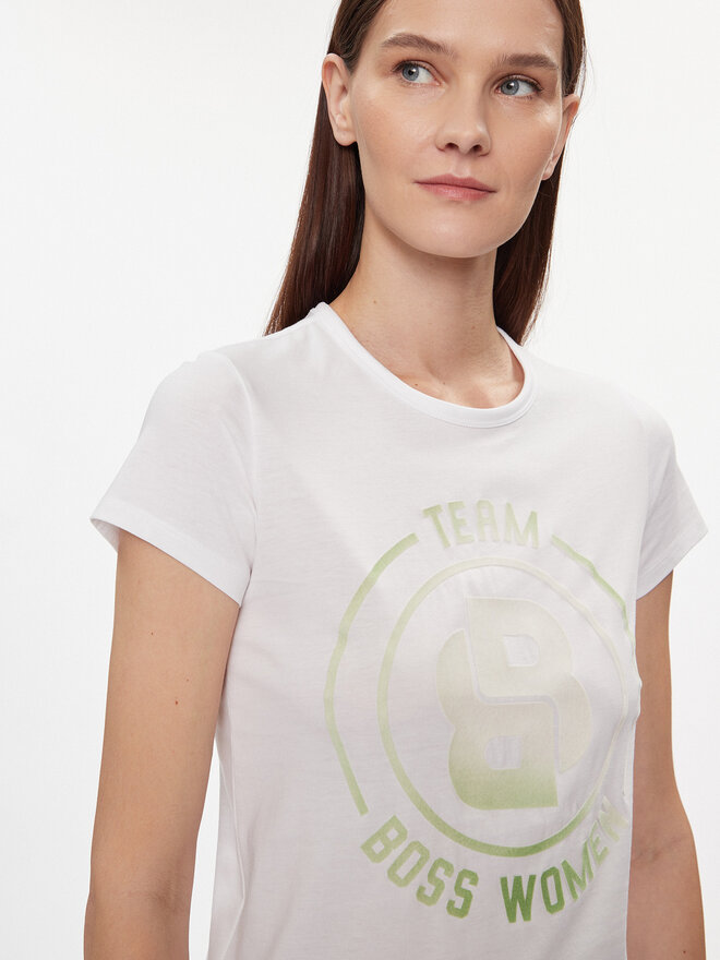 BOSS BOSS Camiseta 50514738 Blanco Regular Fit