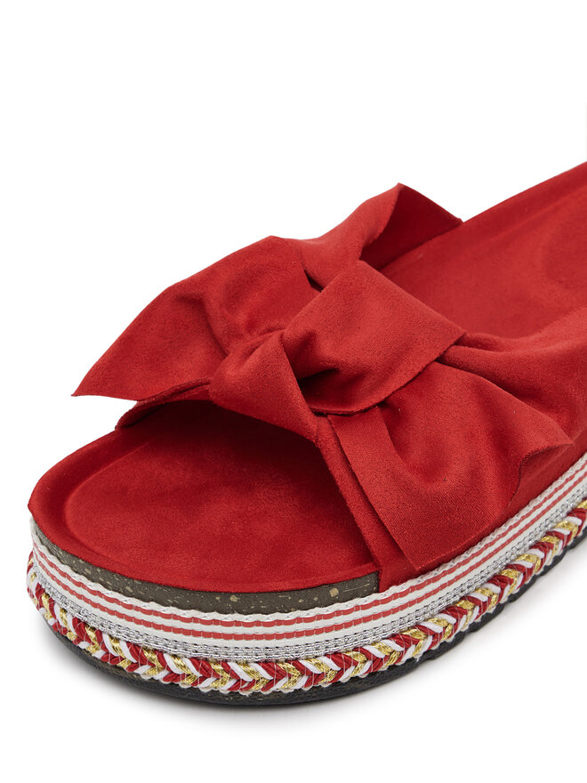 DeeZee Pantoletten DeeZee E2050-3 Rot