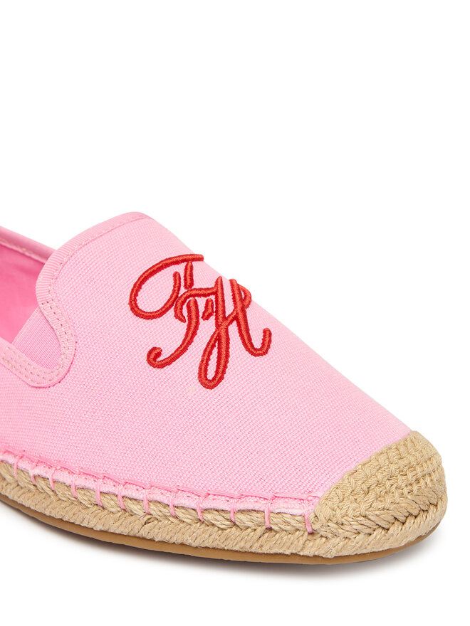 Tommy Hilfiger Espadrilles Tommy Hilfiger Th Script Summer Espadrille FW0FW09240 Rosa