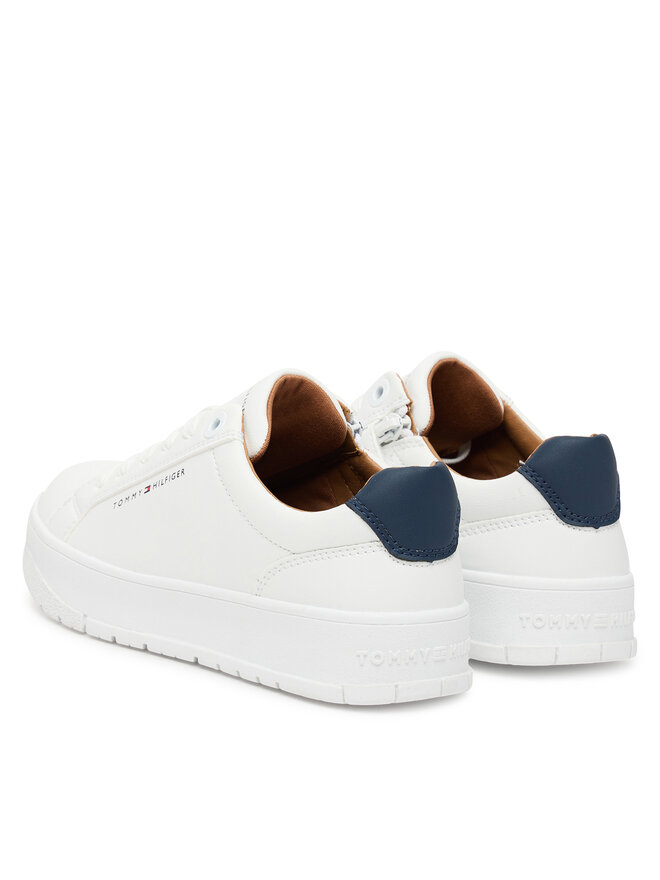 Tommy Hilfiger Sneakers Tommy Hilfiger Low Cut Lace Up Sneaker T3X9-34091-1355 D Weiß