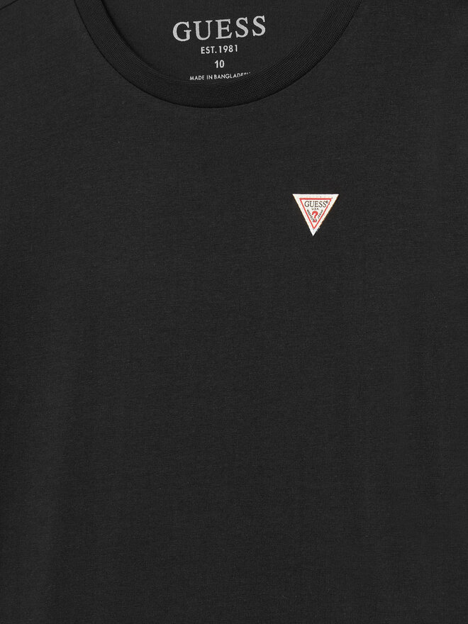 Guess Guess Marškinėliai L5YI38 K5M20 Juoda Regular Fit