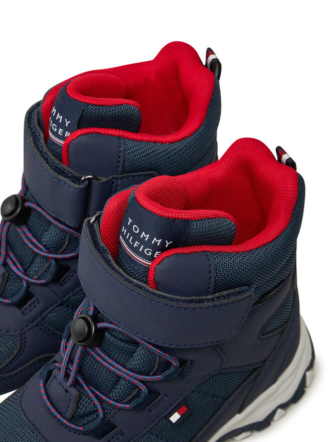 Tommy Hilfiger Зимни обувки Tommy Hilfiger Fur Boot T1X5-33710-1492 S Тъмносин
