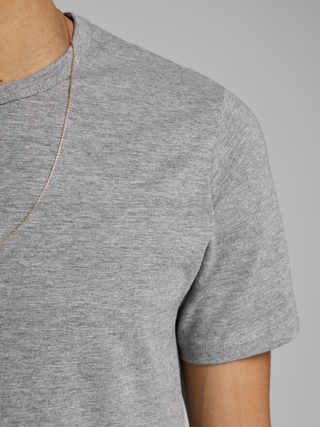 Jack&Jones Jack&Jones Футболка Basic 12058529 Сірий Stretch Fit
