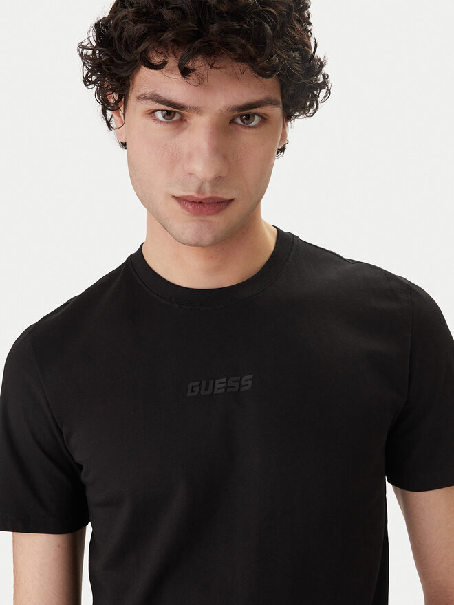 Guess Guess Футболка Z6GI06 K2847 Чорний Regular Fit